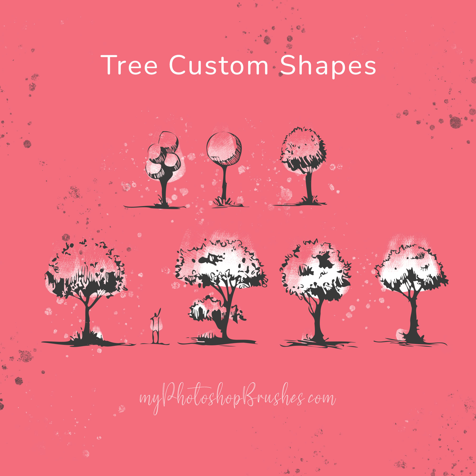 Tree Shapes for Architecture - Free Custom-shapes Download | MPB